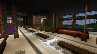 Screenshot of the Minecraft Bedrock Marketplace product Halloween Hacker Mansion created by Street Studios.
