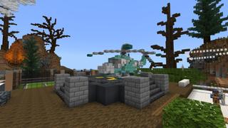 Screenshot of the Minecraft Bedrock Marketplace product Halloween Hacker Mansion created by Street Studios.