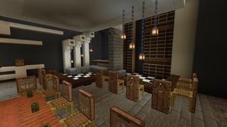 Screenshot of the Minecraft Bedrock Marketplace product Halloween Hacker Mansion created by Street Studios.