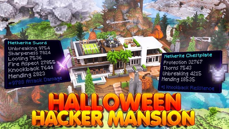 Halloween Hacker Mansion by Street Studios | Chunk - Minecraft Bedrock ...