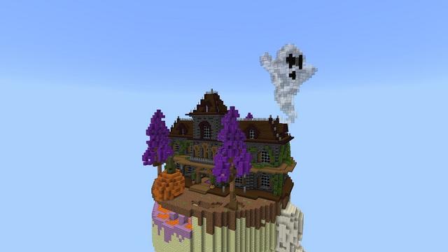 Screenshot of the Minecraft Bedrock Marketplace product Halloween Parkour created by Street Studios.