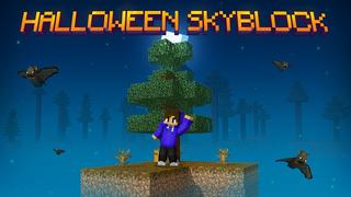 Thumbnail of the Minecraft Bedrock Marketplace product Halloween Skyblock created by Street Studios.