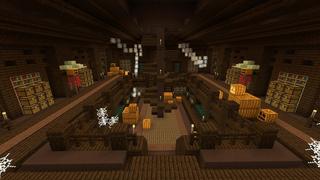 Screenshot of the Minecraft Bedrock Marketplace product Halloween Underground Base created by Street Studios.