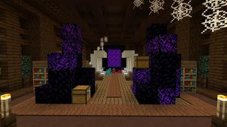Screenshot of the Minecraft Bedrock Marketplace product Halloween Underground Base created by Street Studios.