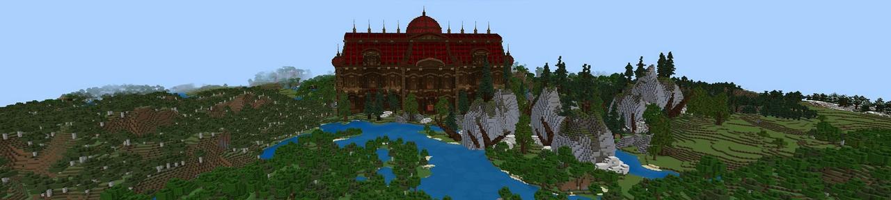 Panorama of the Minecraft Bedrock Marketplace product Haunted Mansion created by Street Studios.