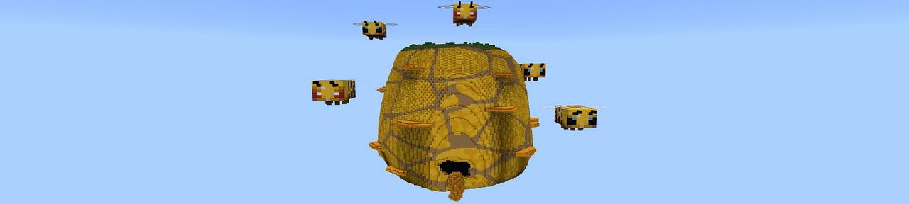 Panorama of the Minecraft Bedrock Marketplace product Hive Parkour created by Street Studios.