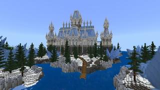 Screenshot of the Minecraft Bedrock Marketplace product Ice Crystal Castle created by Street Studios.