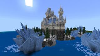 Screenshot of the Minecraft Bedrock Marketplace product Ice Crystal Castle created by Street Studios.