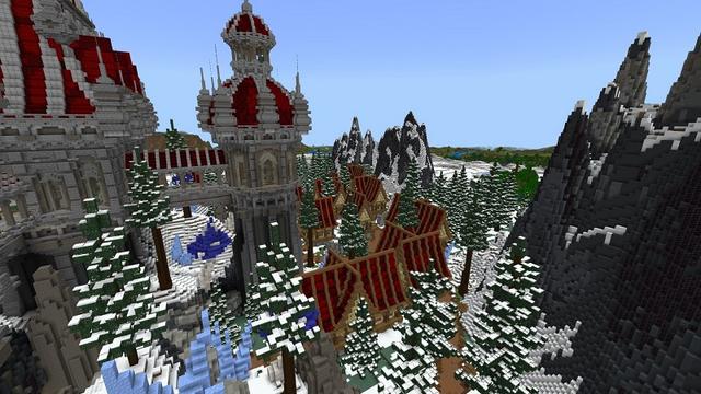 Screenshot of the Minecraft Bedrock Marketplace product Ice Kingdom created by Street Studios.