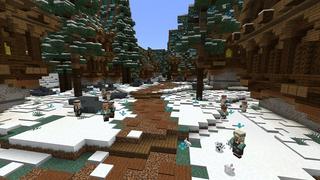 Screenshot of the Minecraft Bedrock Marketplace product Ice Village created by Street Studios.