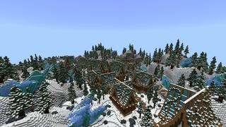 Screenshot of the Minecraft Bedrock Marketplace product Ice Village created by Street Studios.