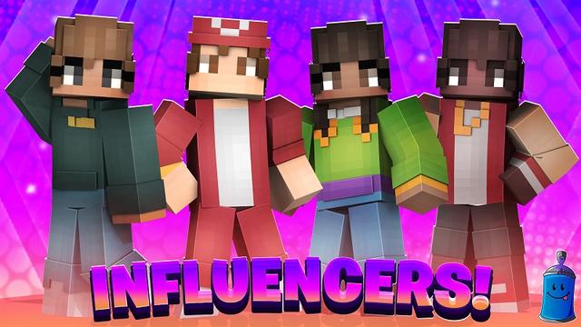 Thumbnail of the Minecraft Bedrock Marketplace product Influencers! created by Street Studios.