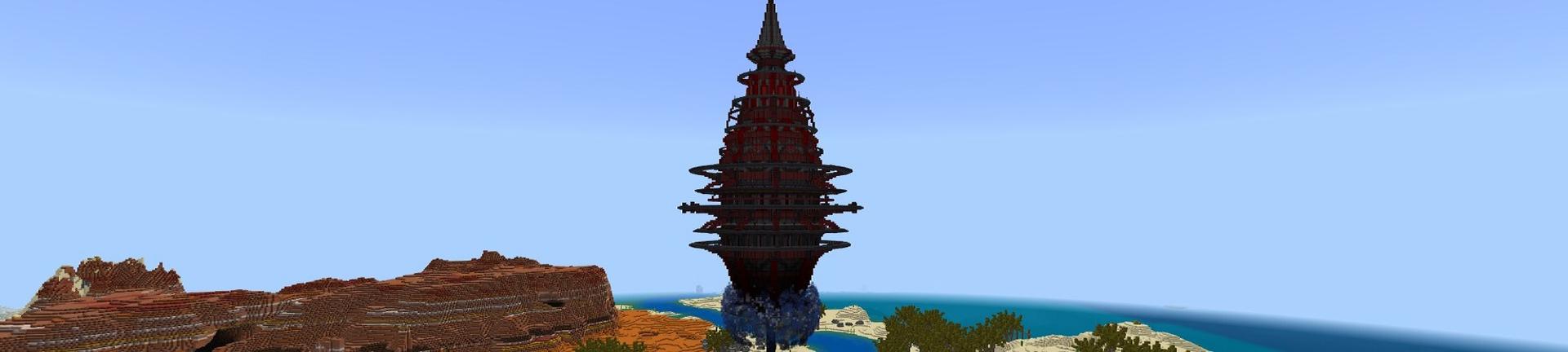 Panorama of the Minecraft Bedrock Marketplace product Intergalactic Spaceship created by Street Studios.