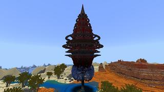 Screenshot of the Minecraft Bedrock Marketplace product Intergalactic Spaceship created by Street Studios.