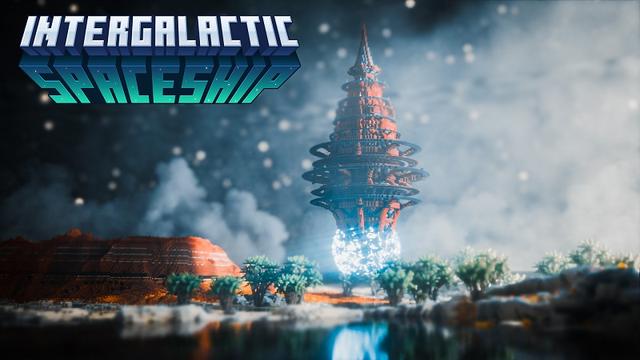 Thumbnail of the Minecraft Bedrock Marketplace product Intergalactic Spaceship created by Street Studios.