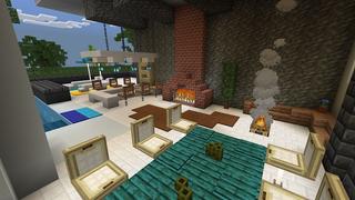 Screenshot of the Minecraft Bedrock Marketplace product Island Mansion created by Street Studios.