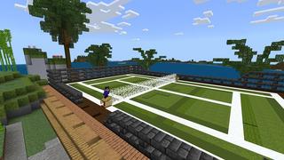 Screenshot of the Minecraft Bedrock Marketplace product Island Mansion created by Street Studios.