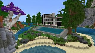 Screenshot of the Minecraft Bedrock Marketplace product Jungle Mansion created by Street Studios.