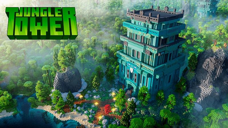 Jungle Tower by Street Studios | CHUNK - Minecraft Bedrock Marketplace ...