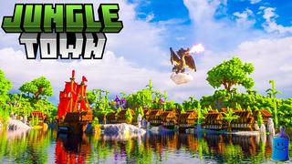 Thumbnail of the Minecraft Bedrock Marketplace product Jungle Town created by Street Studios.