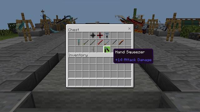 Screenshot of the Minecraft Bedrock Marketplace product Katanas created by Street Studios.