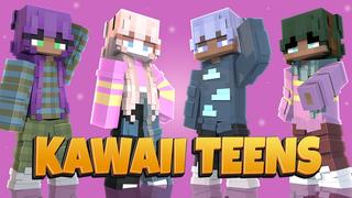Thumbnail of the Minecraft Bedrock Marketplace product Kawaii Teens created by Street Studios.