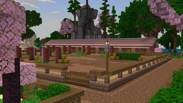 Screenshot of the Minecraft Bedrock Marketplace product Lovely City created by Street Studios.