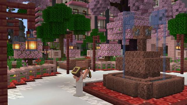 Screenshot of the Minecraft Bedrock Marketplace product Lovely City created by Street Studios.