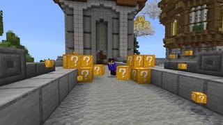 Screenshot of the Minecraft Bedrock Marketplace product Lucky Block Castle created by Street Studios.
