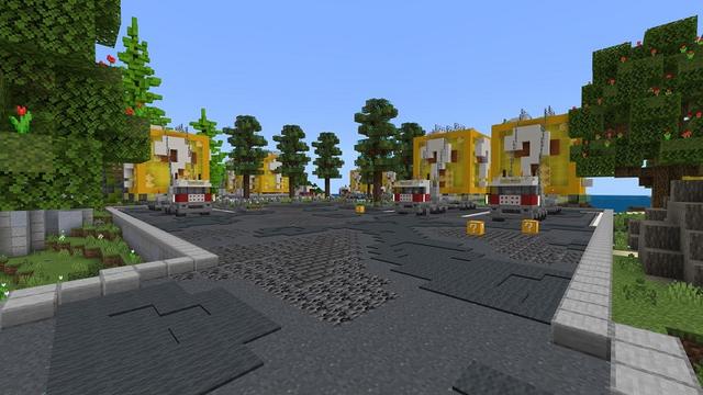 Screenshot of the Minecraft Bedrock Marketplace product Lucky Block Factory created by Street Studios.