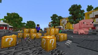 Screenshot of the Minecraft Bedrock Marketplace product Lucky Block Factory created by Street Studios.