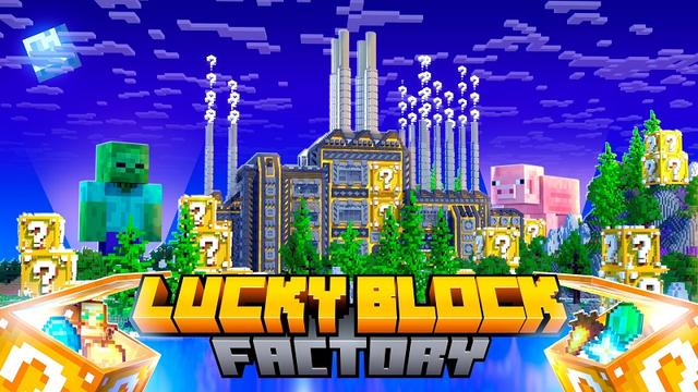 Thumbnail of the Minecraft Bedrock Marketplace product Lucky Block Factory created by Street Studios.