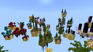 Screenshot of the Minecraft Bedrock Marketplace product Bloque de la Suerte Skyblock created by Street Studios.