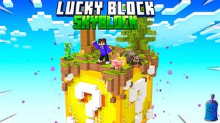 Thumbnail of the Minecraft Bedrock Marketplace product Lucky Block Skyblock created by Street Studios.