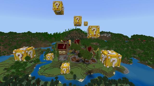 Screenshot of the Minecraft Bedrock Marketplace product Lucky Block! created by Street Studios.