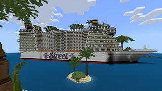 Screenshot of the Minecraft Bedrock Marketplace product Luxury Cruise created by Street Studios.