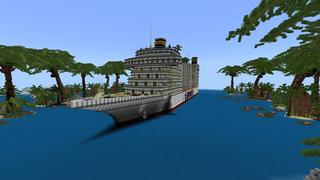 Screenshot of the Minecraft Bedrock Marketplace product Luxury Cruise created by Street Studios.