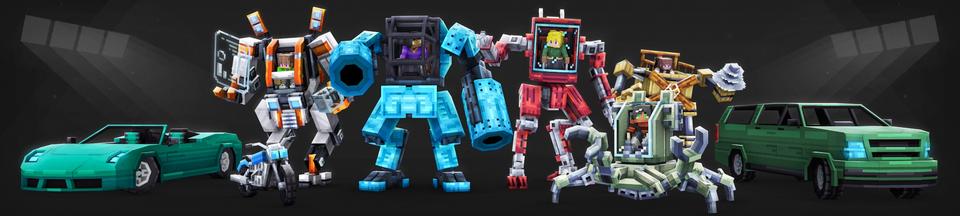 Panorama of the Minecraft Bedrock Marketplace product Mech Suits created by Street Studios.