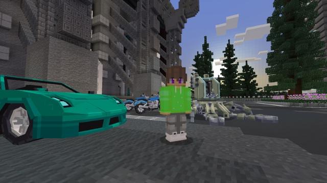 Screenshot of the Minecraft Bedrock Marketplace product Mech Suits created by Street Studios.