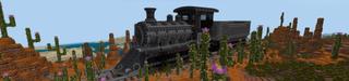 Panorama of the Minecraft Bedrock Marketplace product Mega Train created by Street Studios.