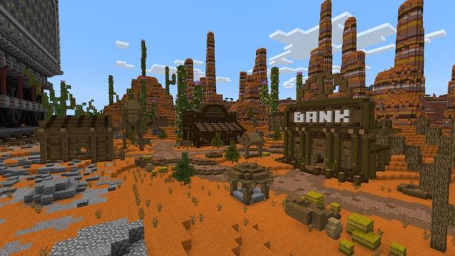 Screenshot of the Minecraft Bedrock Marketplace product Mega Train created by Street Studios.