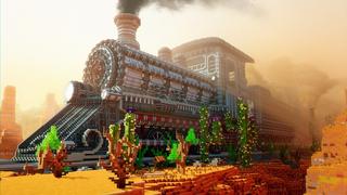 Thumbnail of the Minecraft Bedrock Marketplace product Mega Train created by Street Studios.