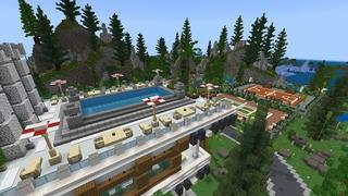 Screenshot of the Minecraft Bedrock Marketplace product Millionaire Mansion created by Street Studios.