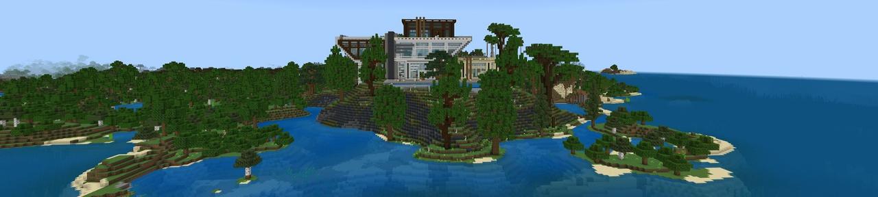 Panorama of the Minecraft Bedrock Marketplace product Millionaire Underground Base created by Street Studios.