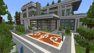 Screenshot of the Minecraft Bedrock Marketplace product Modern Millionaire Mansion created by Street Studios.