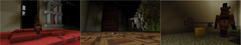 Panorama of the Minecraft Bedrock Marketplace product Nightmare created by Street Studios.
