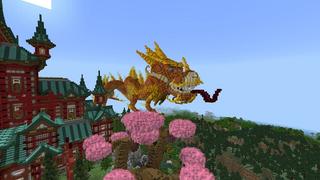 Screenshot of the Minecraft Bedrock Marketplace product Ninja Temple created by Street Studios.