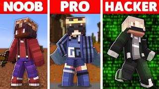Thumbnail of the Minecraft Bedrock Marketplace product Noob Vs Pro Vs Hacker created by Street Studios.