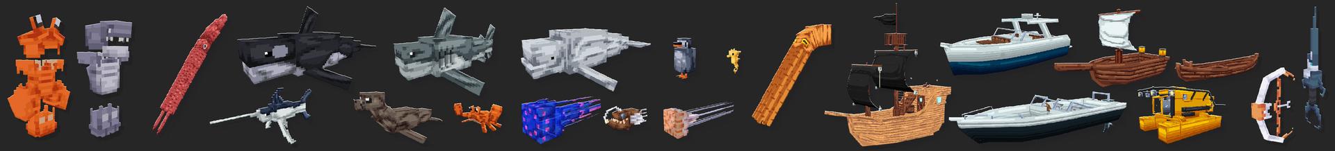 Panorama of the Minecraft Bedrock Marketplace product Ocean+ Add-On created by Street Studios.
