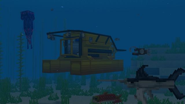 Screenshot of the Minecraft Bedrock Marketplace product Ocean+ Add-On created by Street Studios.
